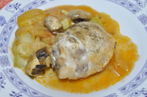 Jak uvařit pražské kuřecí kousky v leču ? Snadné recept, připravený za 30 - 45 minut